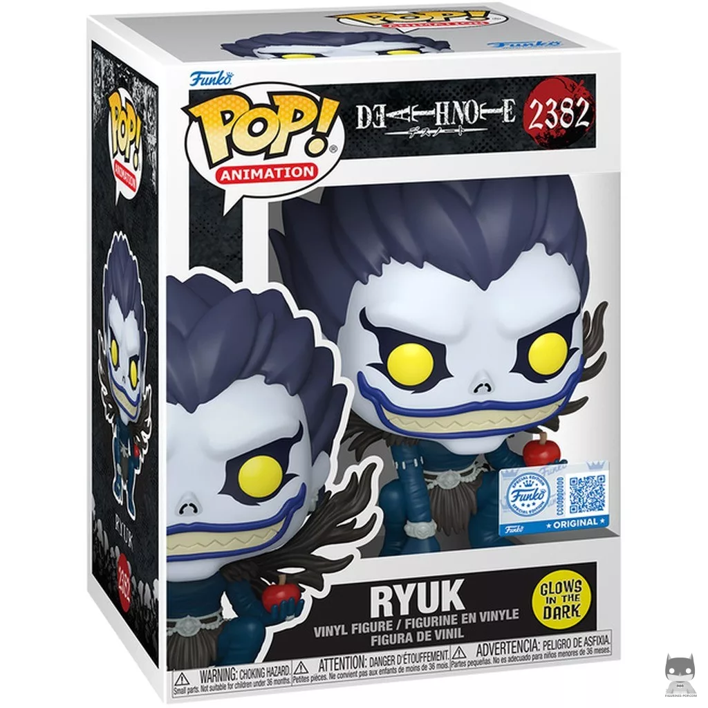 Ryuk (Glow in the Dark) Funko Pop! figure in its box