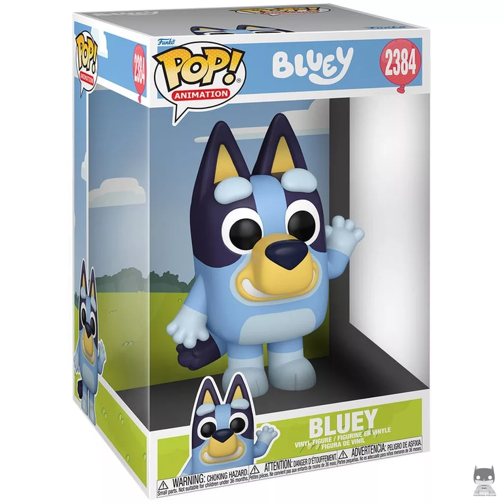 Bluey (Supersized) Funko Pop! figure in its box