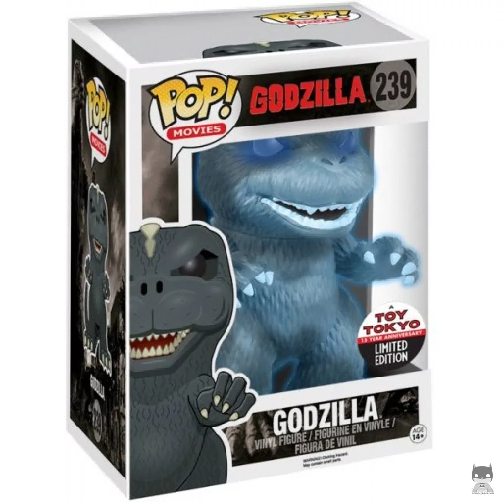 Godzilla (Glow in the Dark) (Supersized) Funko Pop! figure in its box