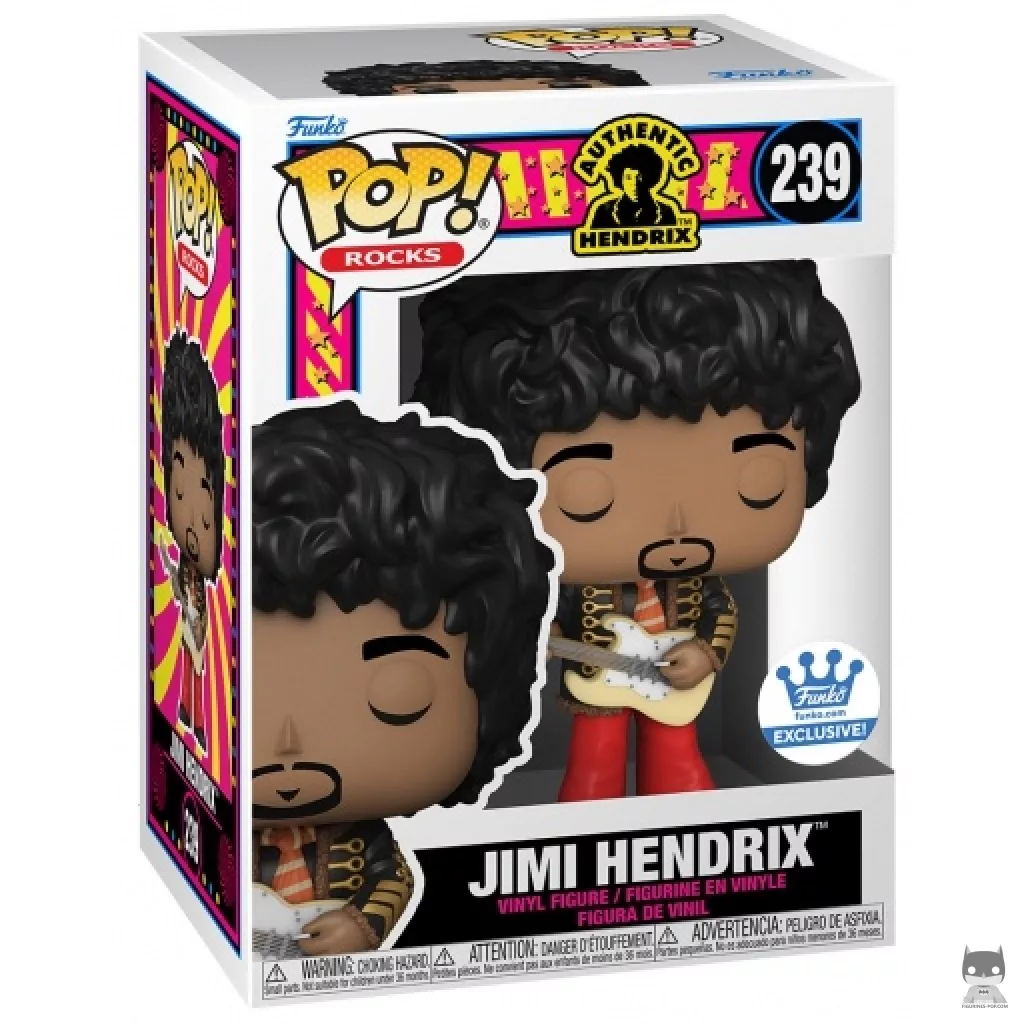 Jimi Hendrix Funko Pop! figure in its box