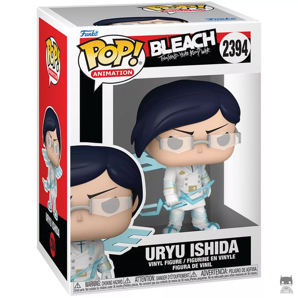 Uryu Ishida with Wings Funko Pop! figure in its box
