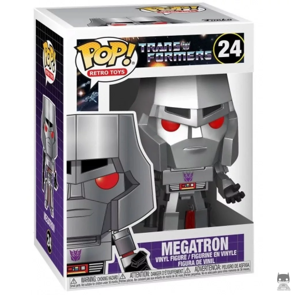 Megatron Funko Pop! figure in its box