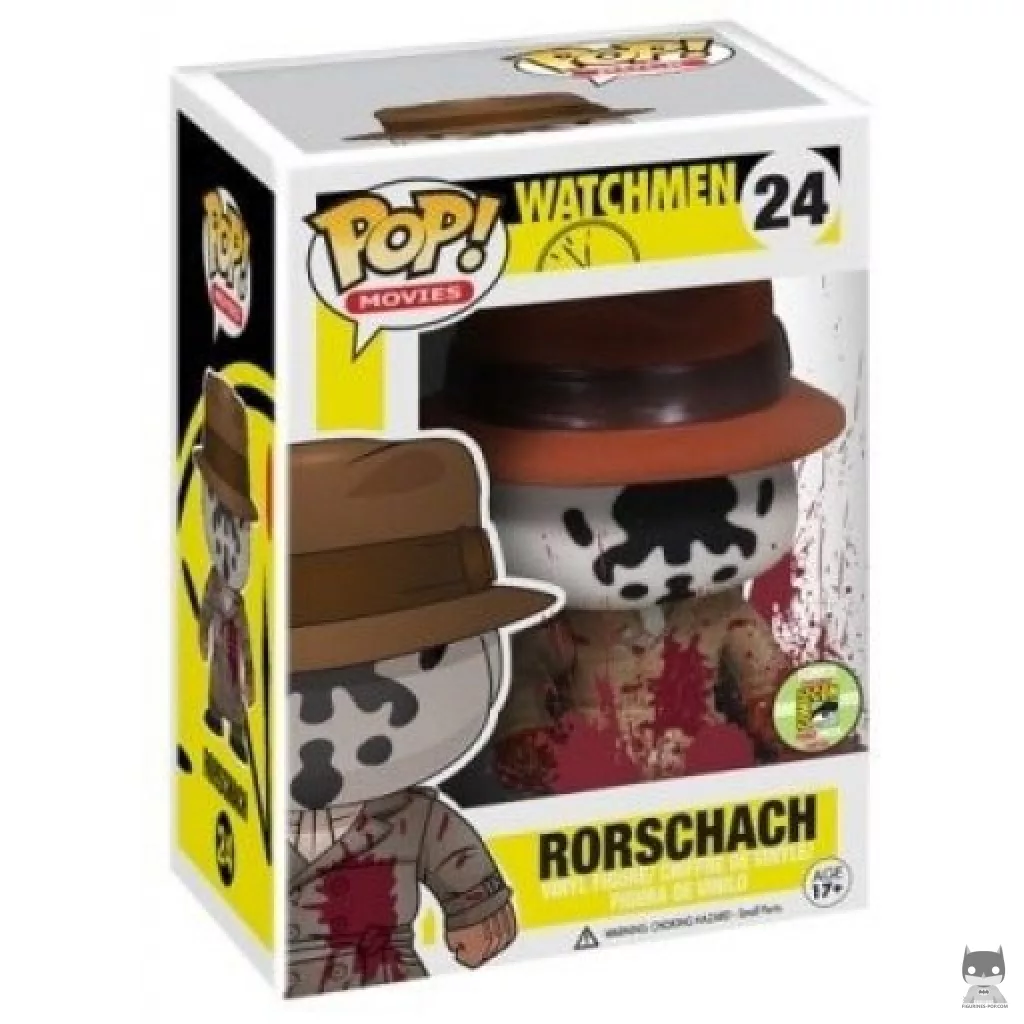 Rorschach (Bloody) Funko Pop! figure in its box