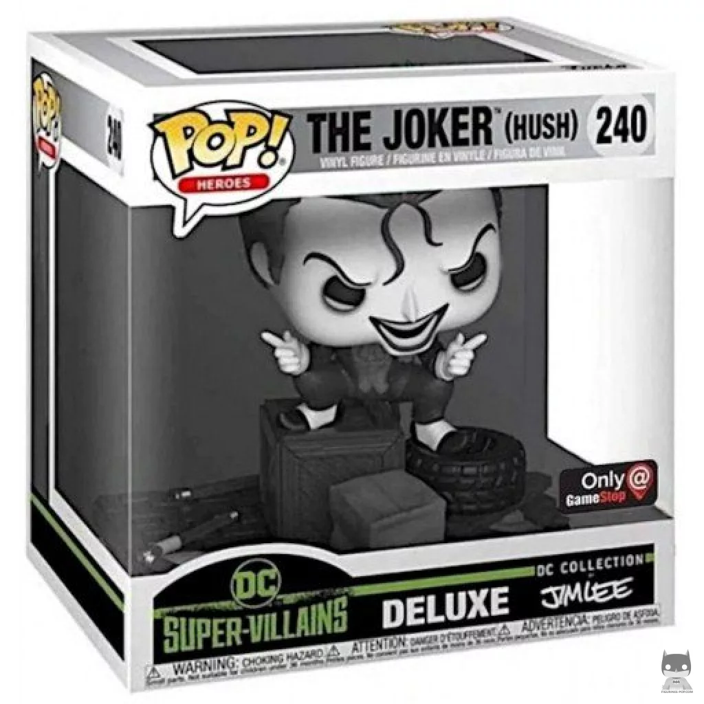 The Joker (Black & White) Funko Pop! figure in its box