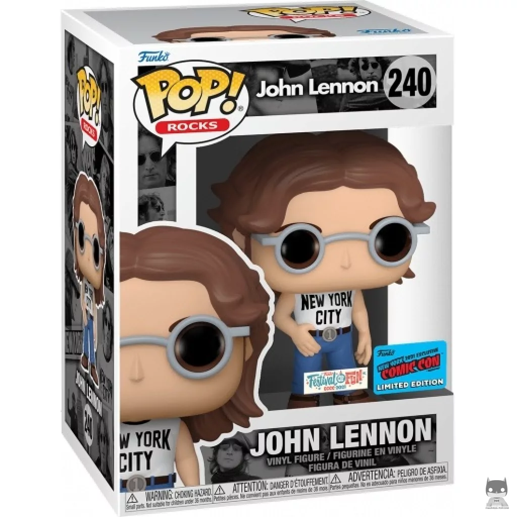 John Lennon Funko Pop! figure in its box