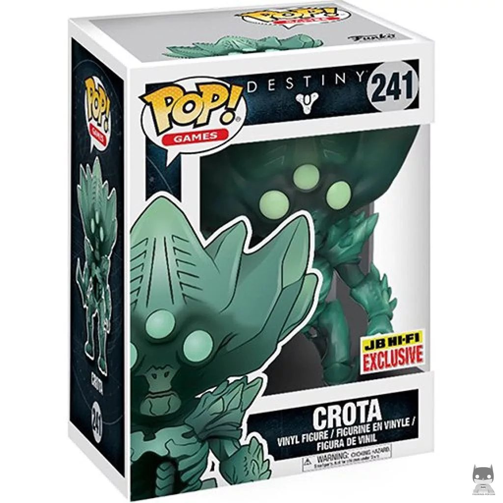 Crota Funko Pop! figure in its box
