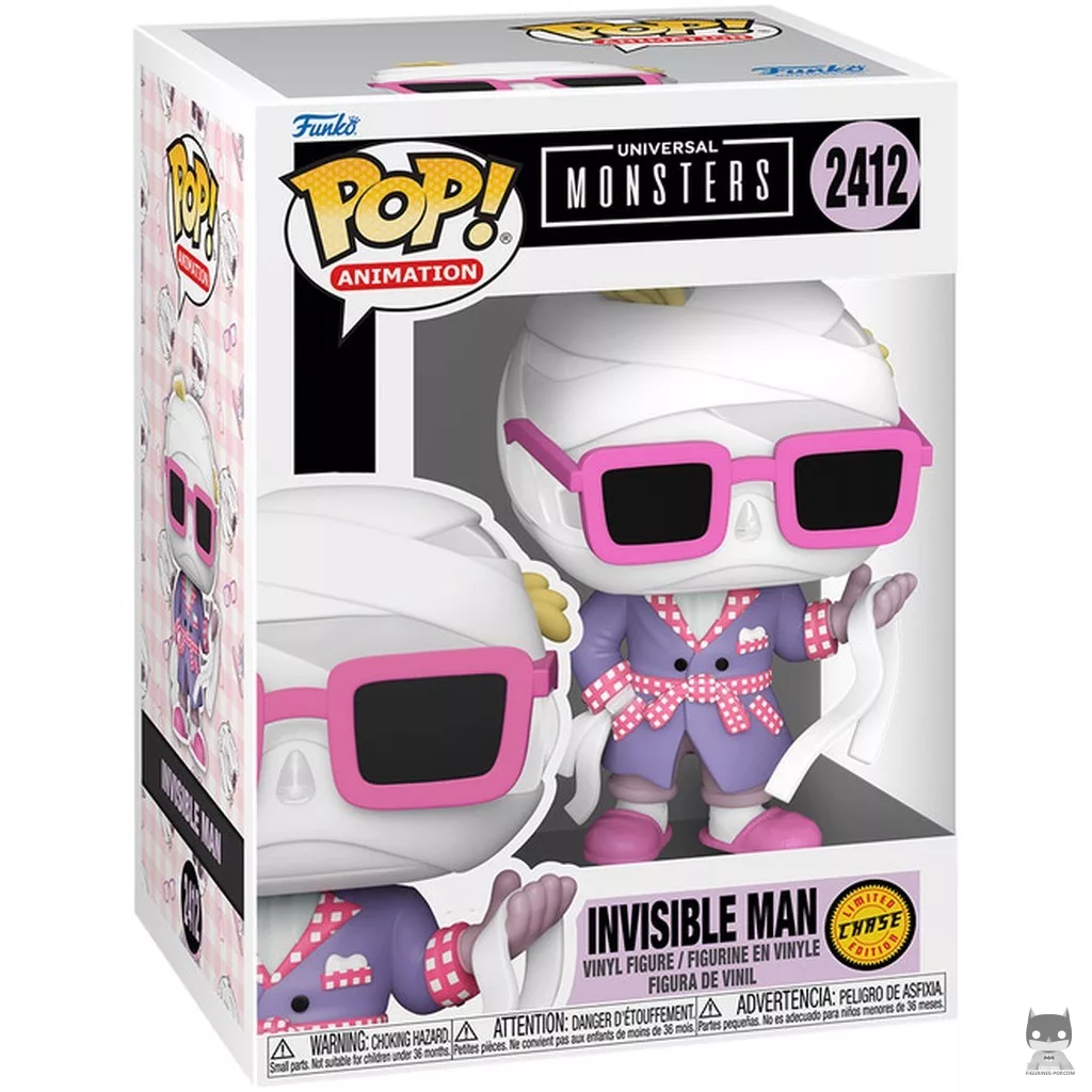 Invisible Man (Anime, Chase & Translucent) Funko Pop! figure in its box