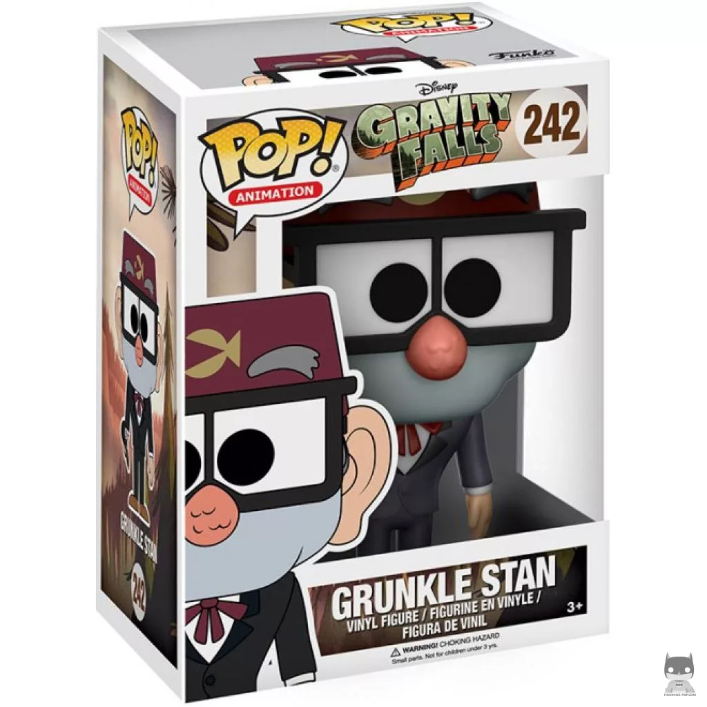 Grunkle Stan Funko Pop! figure in its box