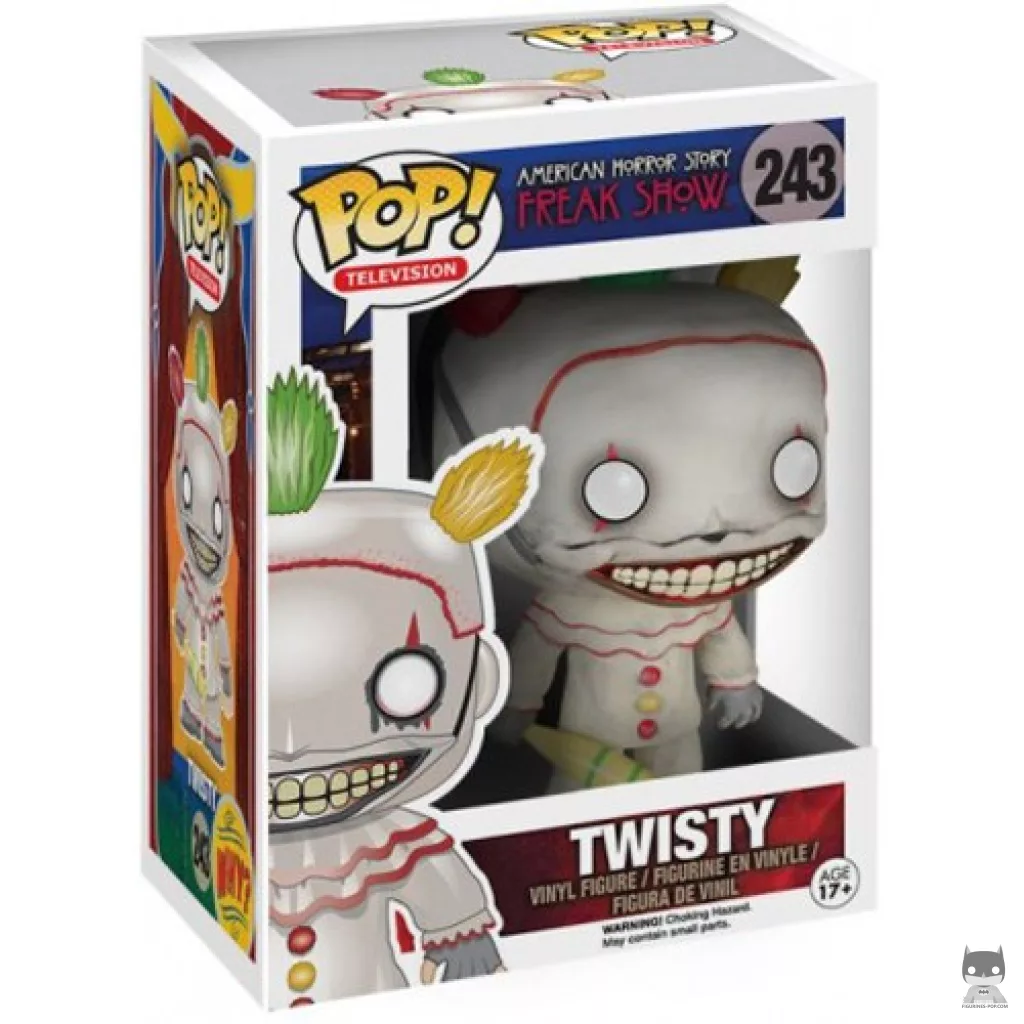 Twisty the Clown Funko Pop! figure in its box