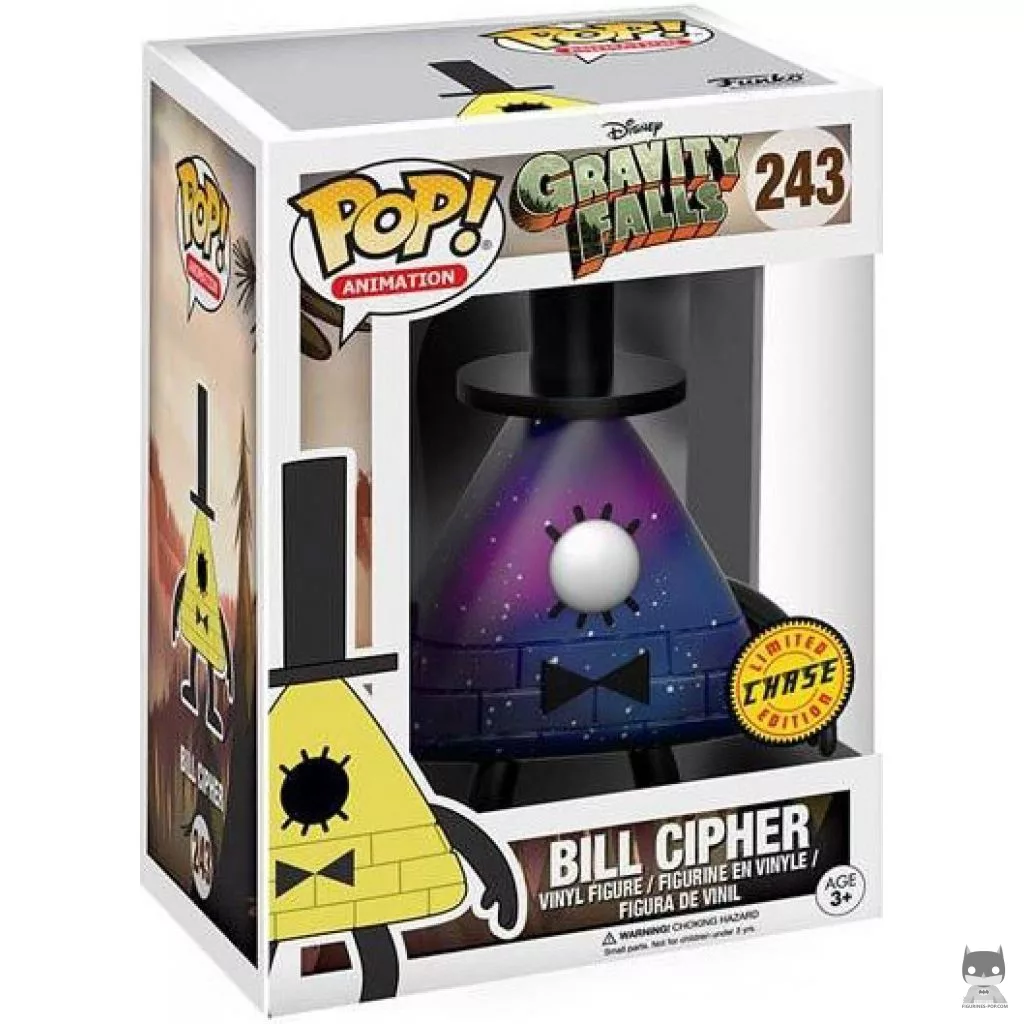 Bill Cipher (Chase) Funko Pop! figure in its box