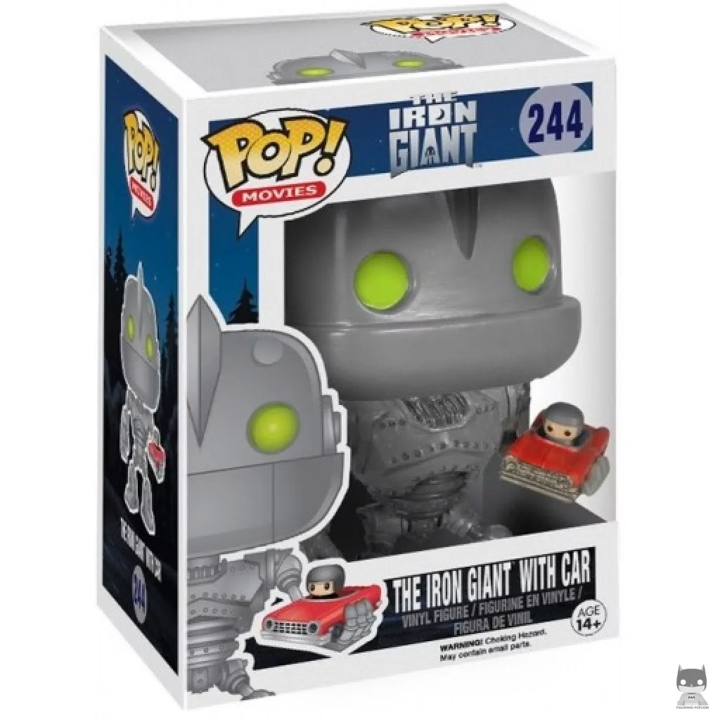The Iron Giant with Car Funko Pop! figure in its box