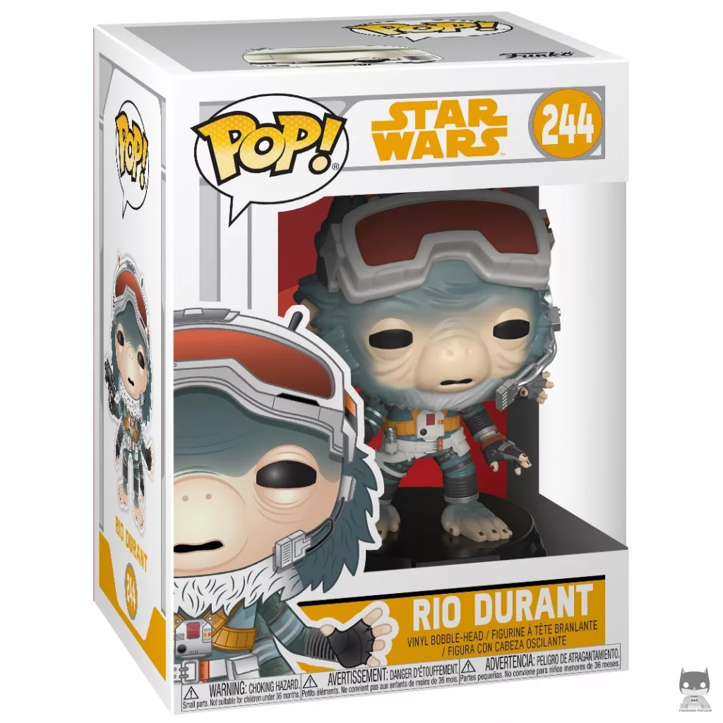 Rio Durant Funko Pop! figure in its box