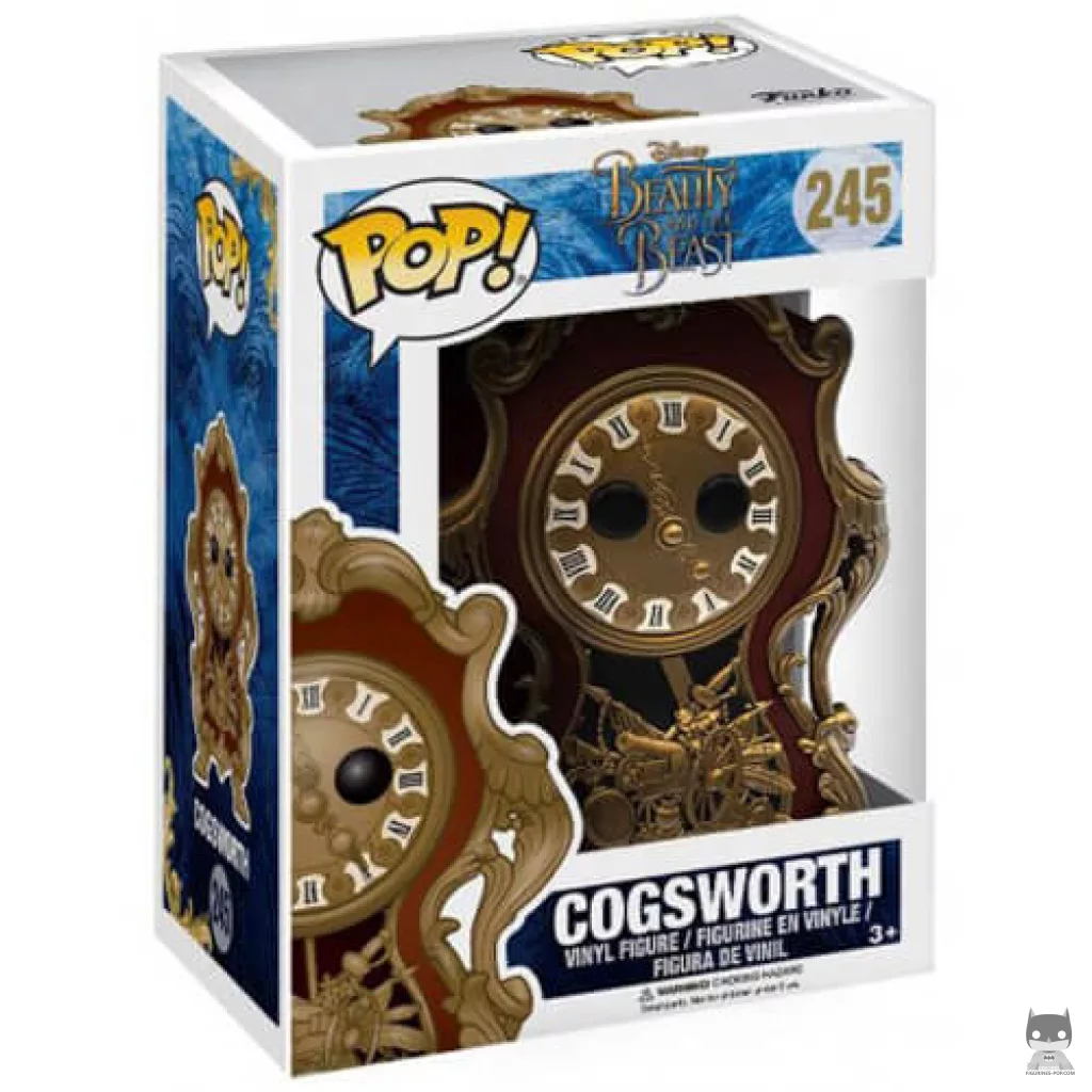 Cogsworth Funko Pop! figure in its box