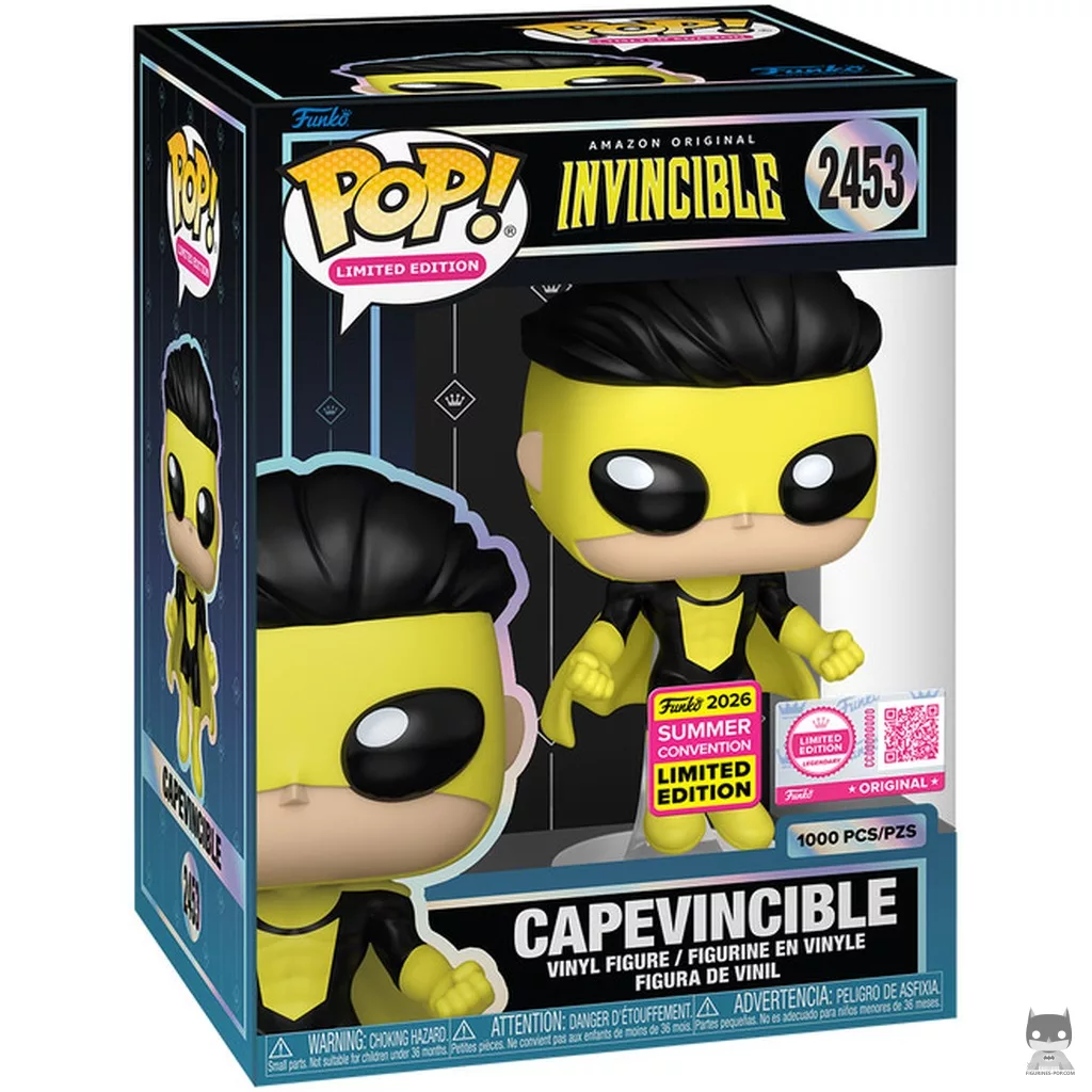 Capevincible Funko Pop! figure in its box