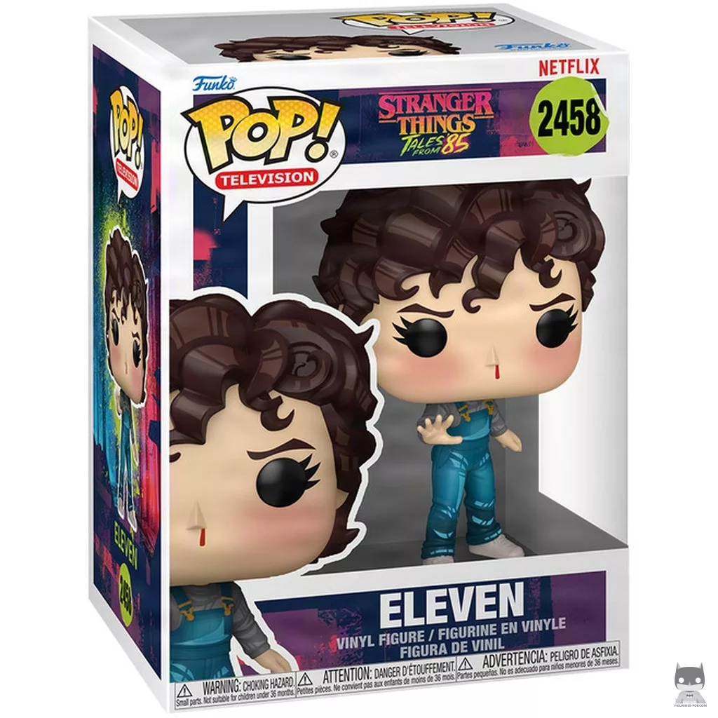 Eleven Funko Pop! figure in its box