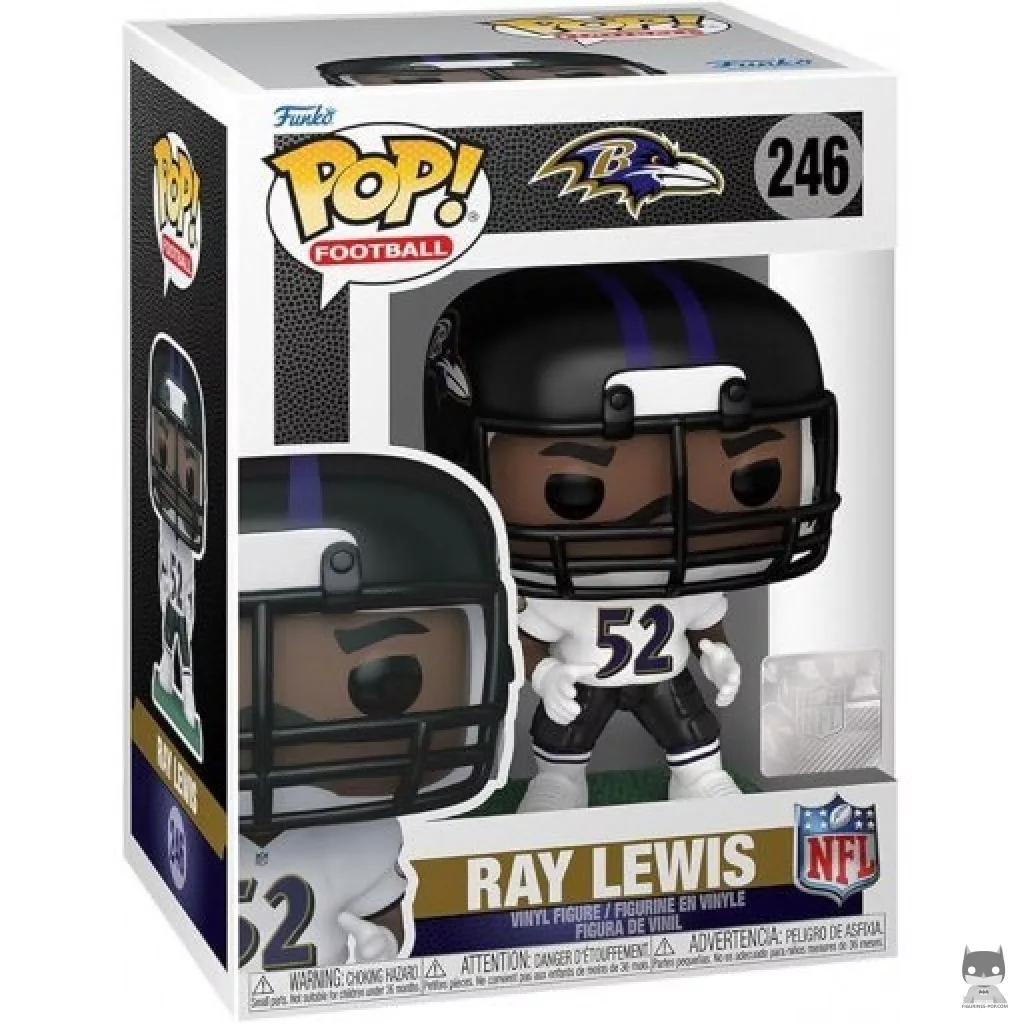 Ray Lewis (White Jersey) Funko Pop! figure in its box
