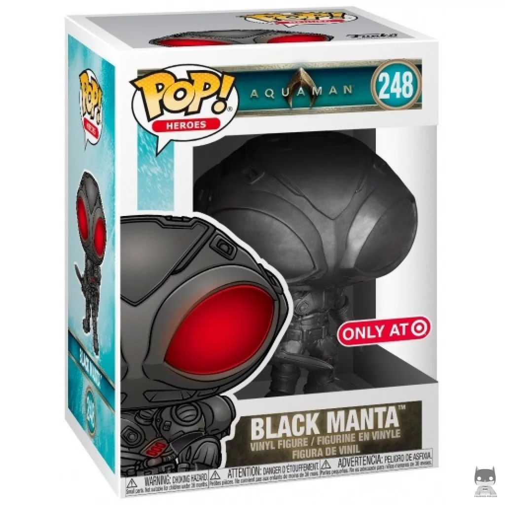 Black Manta (Black) Funko Pop! figure in its box
