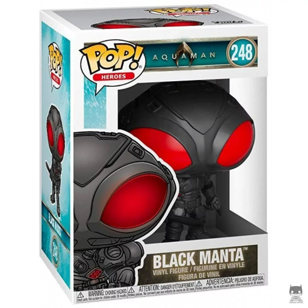 Black Manta Funko Pop! figure in its box