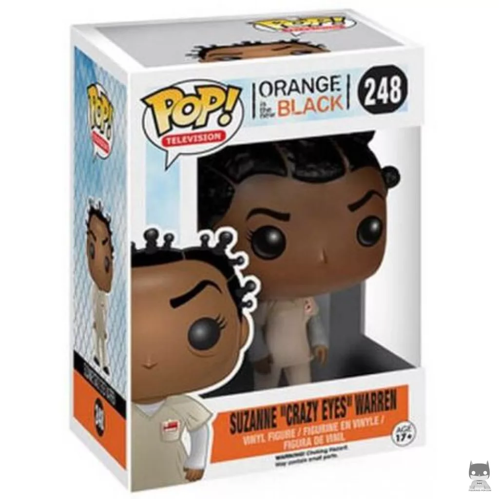Suzanne "Crazy Eyes" Warren Funko Pop! figure in its box