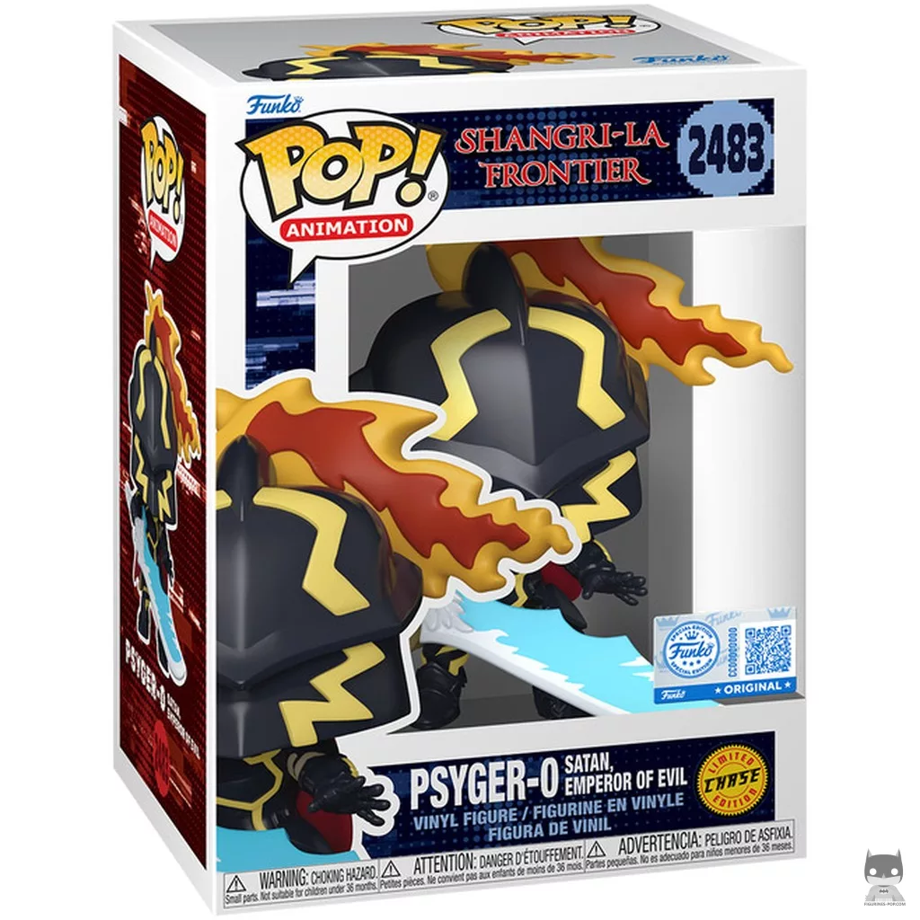 Psyger-0 Satan, Emperor of Evil (Chase) Funko Pop! figure in its box