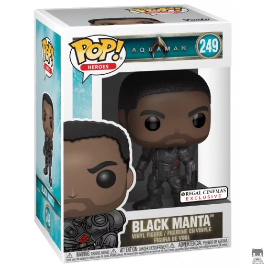 Black Manta (Unmasked) Funko Pop! figure in its box