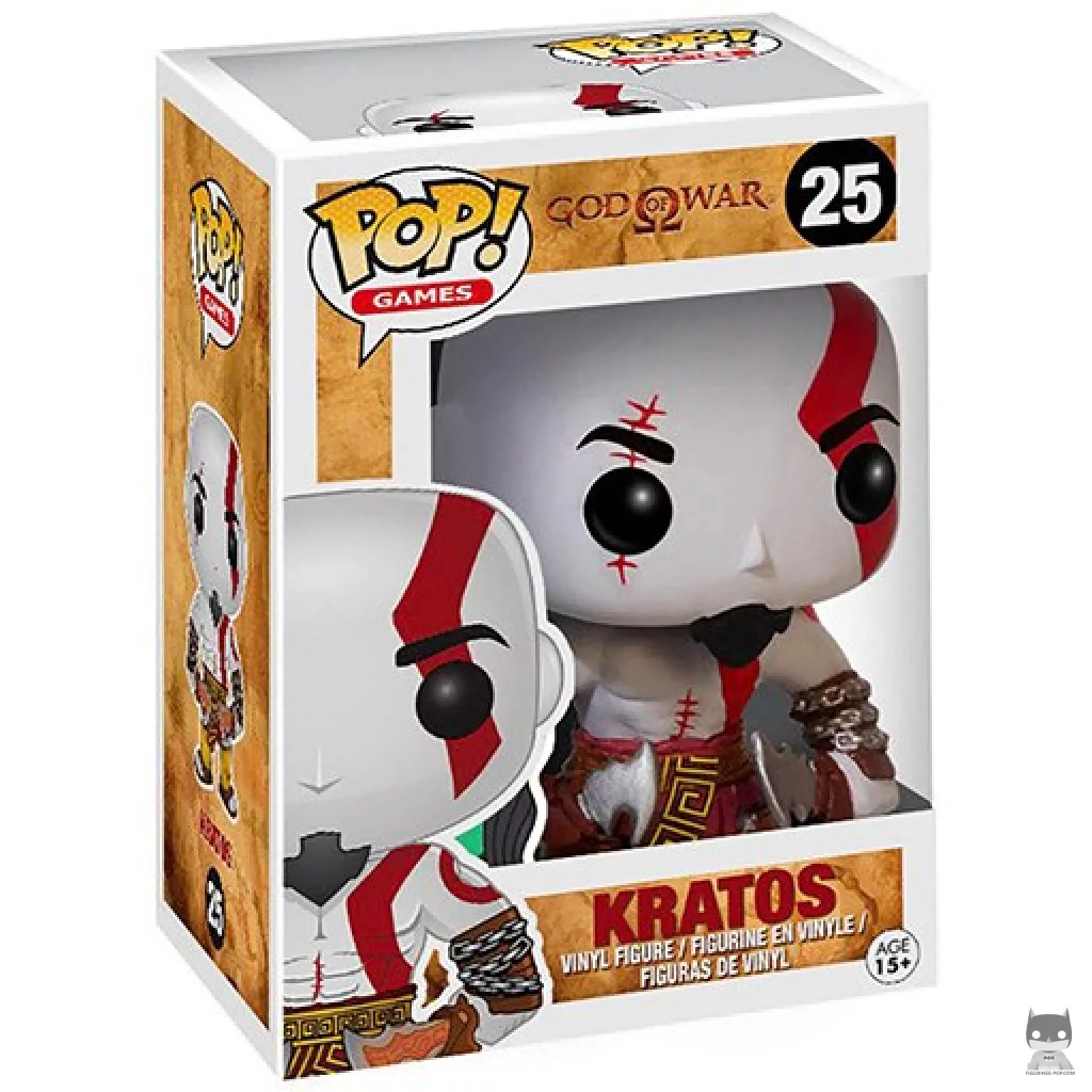 Kratos Funko Pop! figure in its box