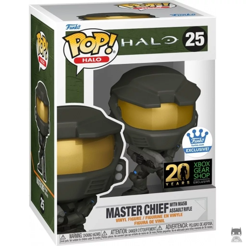 Master Chief with MA5B Assault Rifle Funko Pop! figure in its box