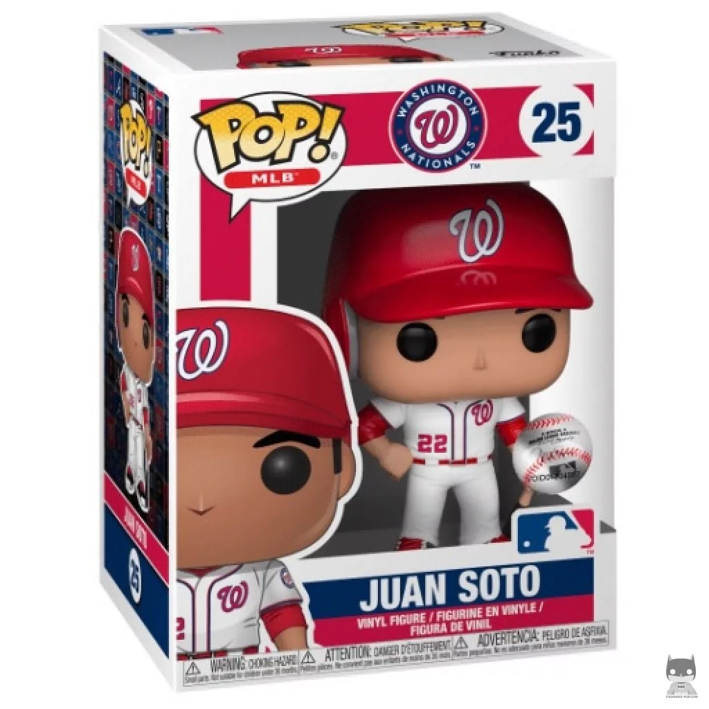 Juan Soto Funko Pop! figure in its box