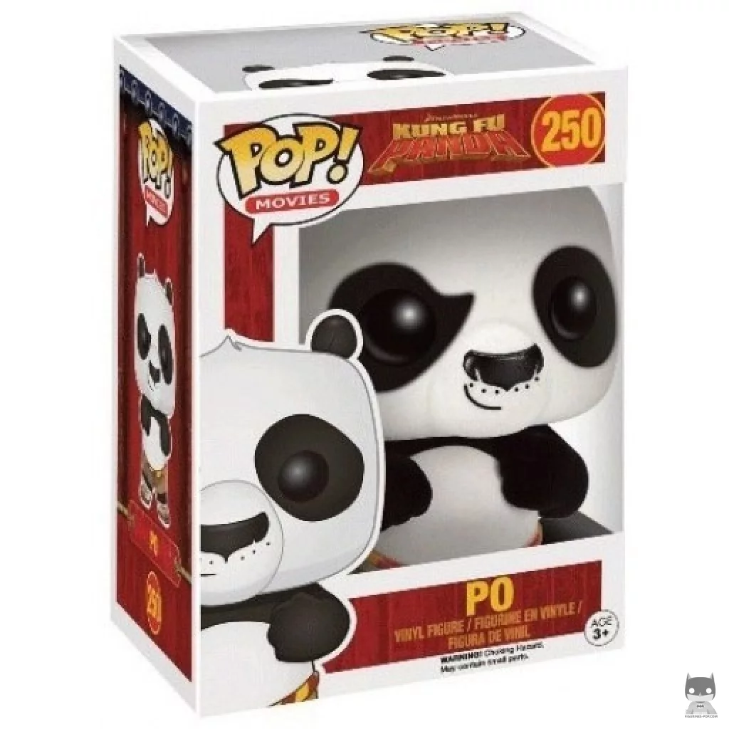Po (Flocked) Funko Pop! figure in its box
