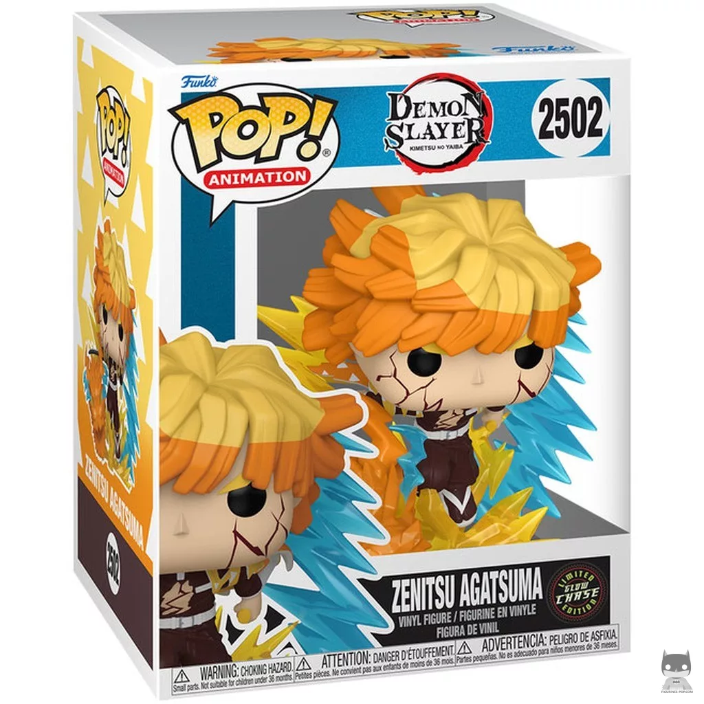 Zenitsu Agatsuma (Glow in the Dark & Chase) Funko Pop! figure in its box