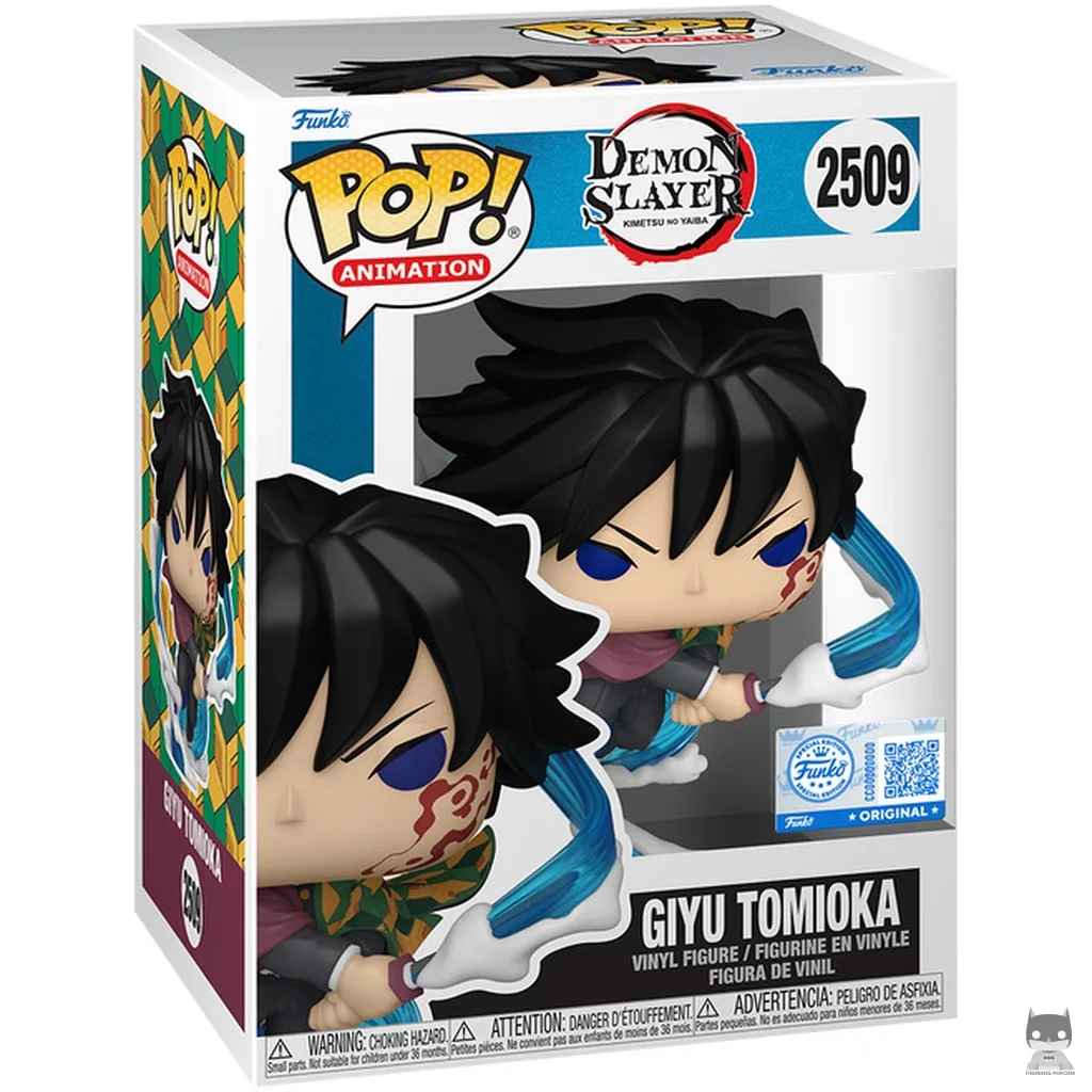 Giyu Tomioka Funko Pop! figure in its box