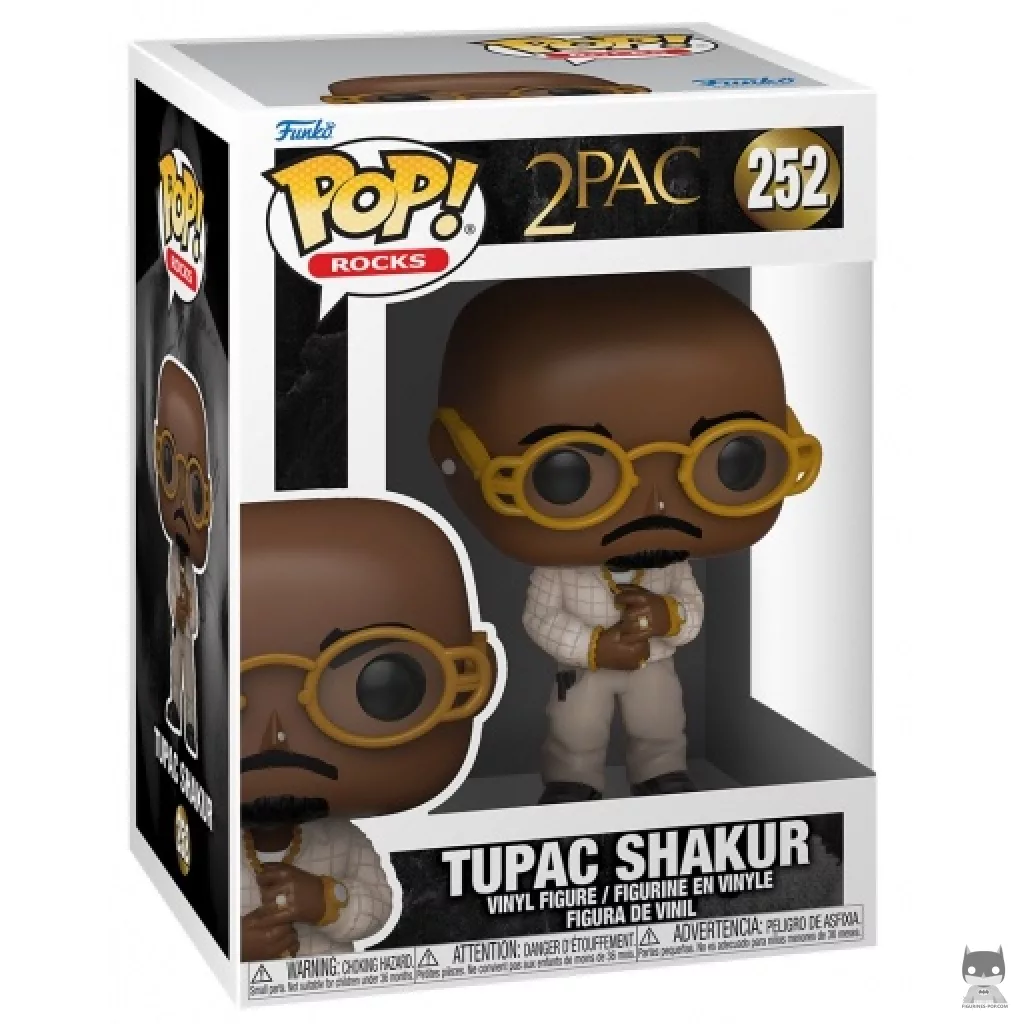 Tupac Shakur Funko Pop! figure in its box