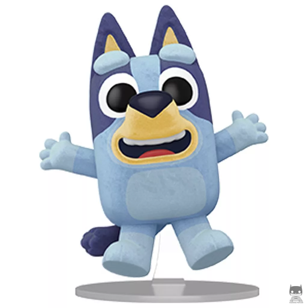 Bluey jumping (Flocked) Funko Pop! figure (Bluey)