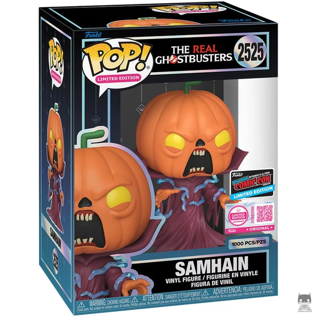 Samhain Funko Pop! figure in its box
