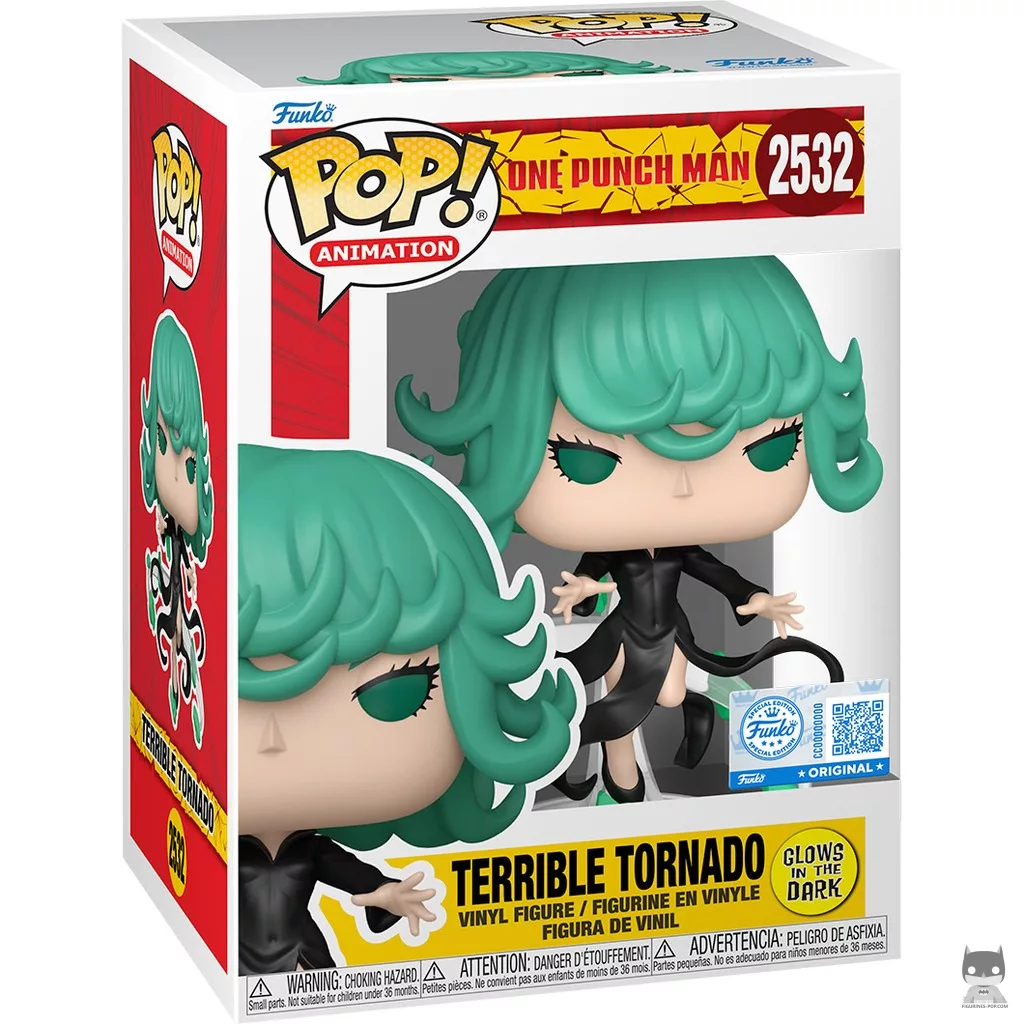 Terrible Tornado (Glow) Funko Pop! figure in its box