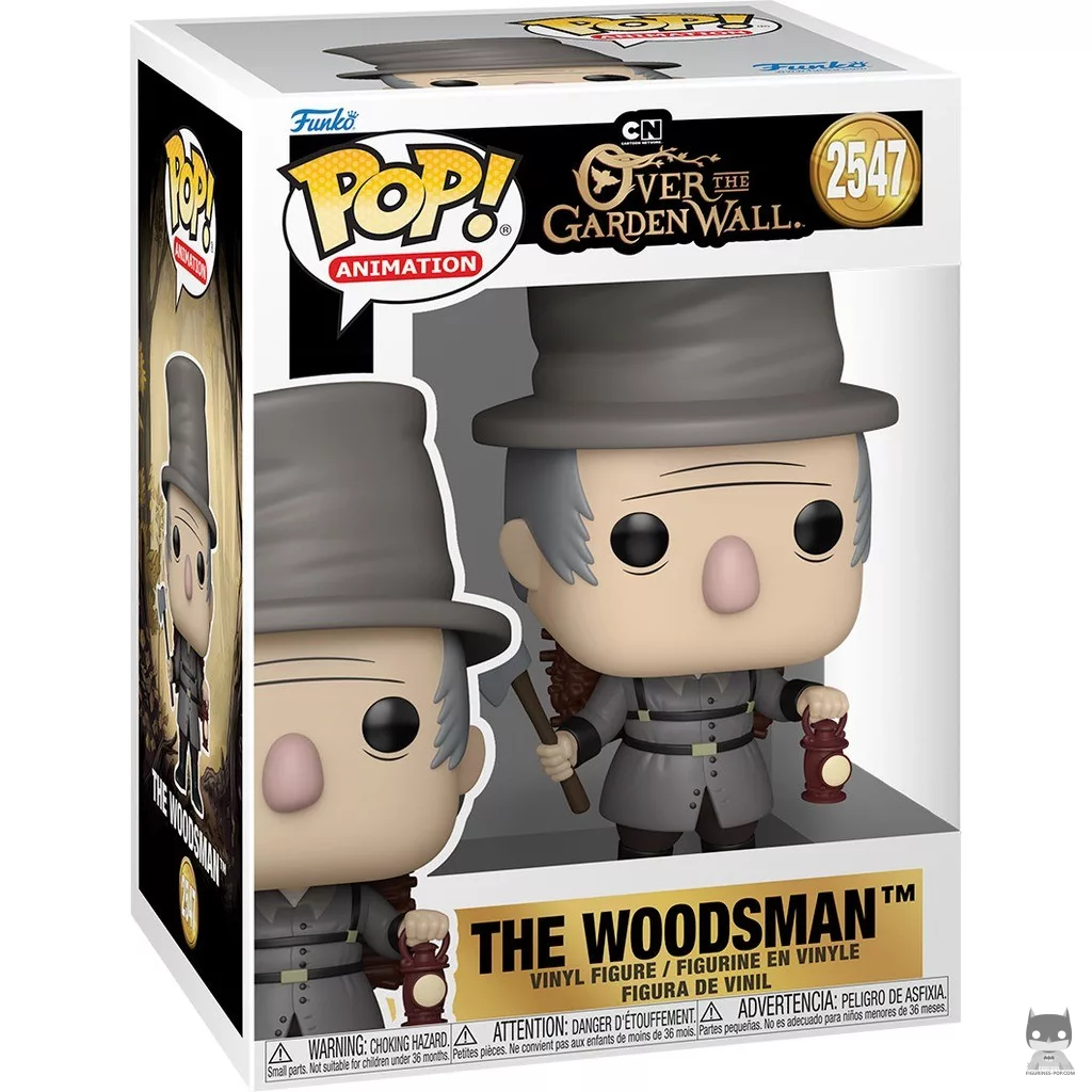 The Woodsman Funko Pop! figure in its box