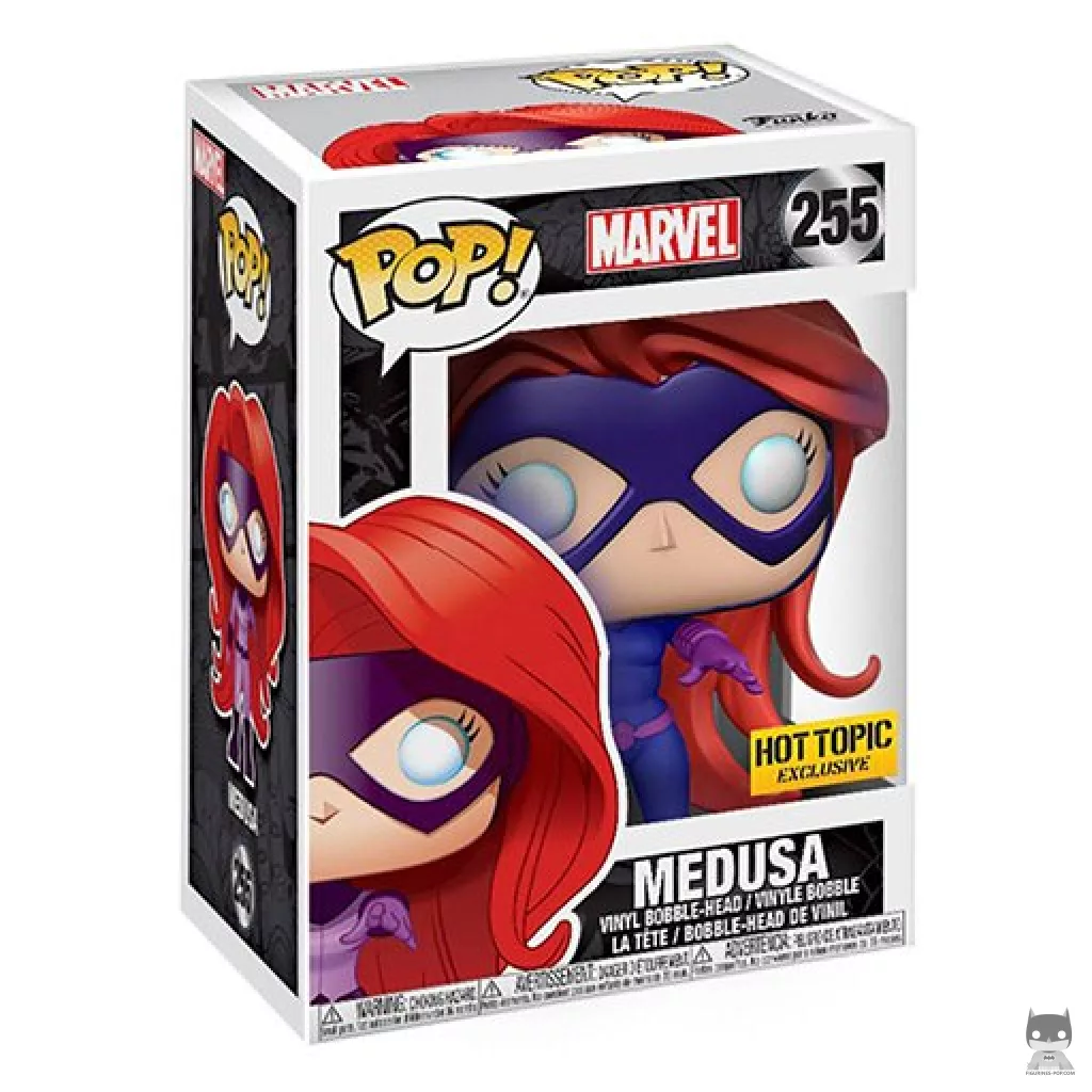 Medusa Funko Pop! figure in its box