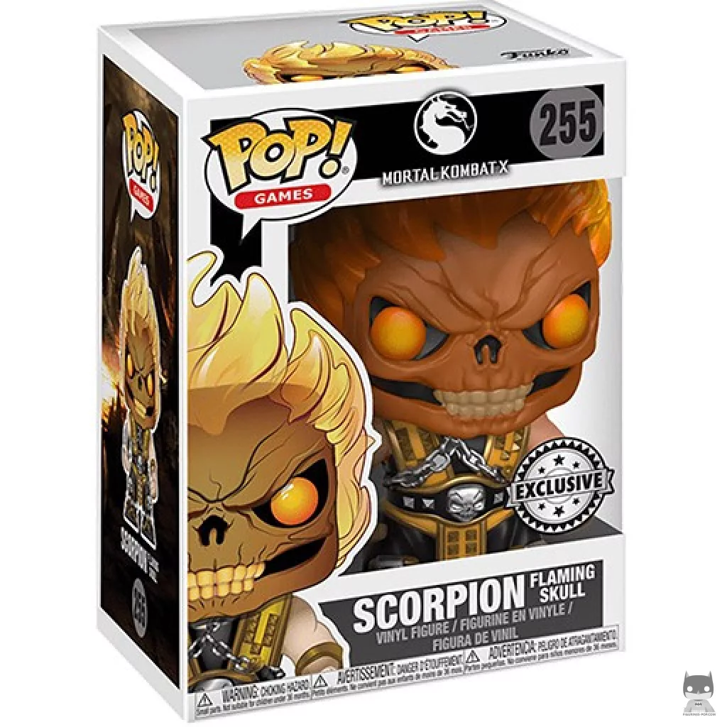 Scorpion Funko Pop! figure in its box