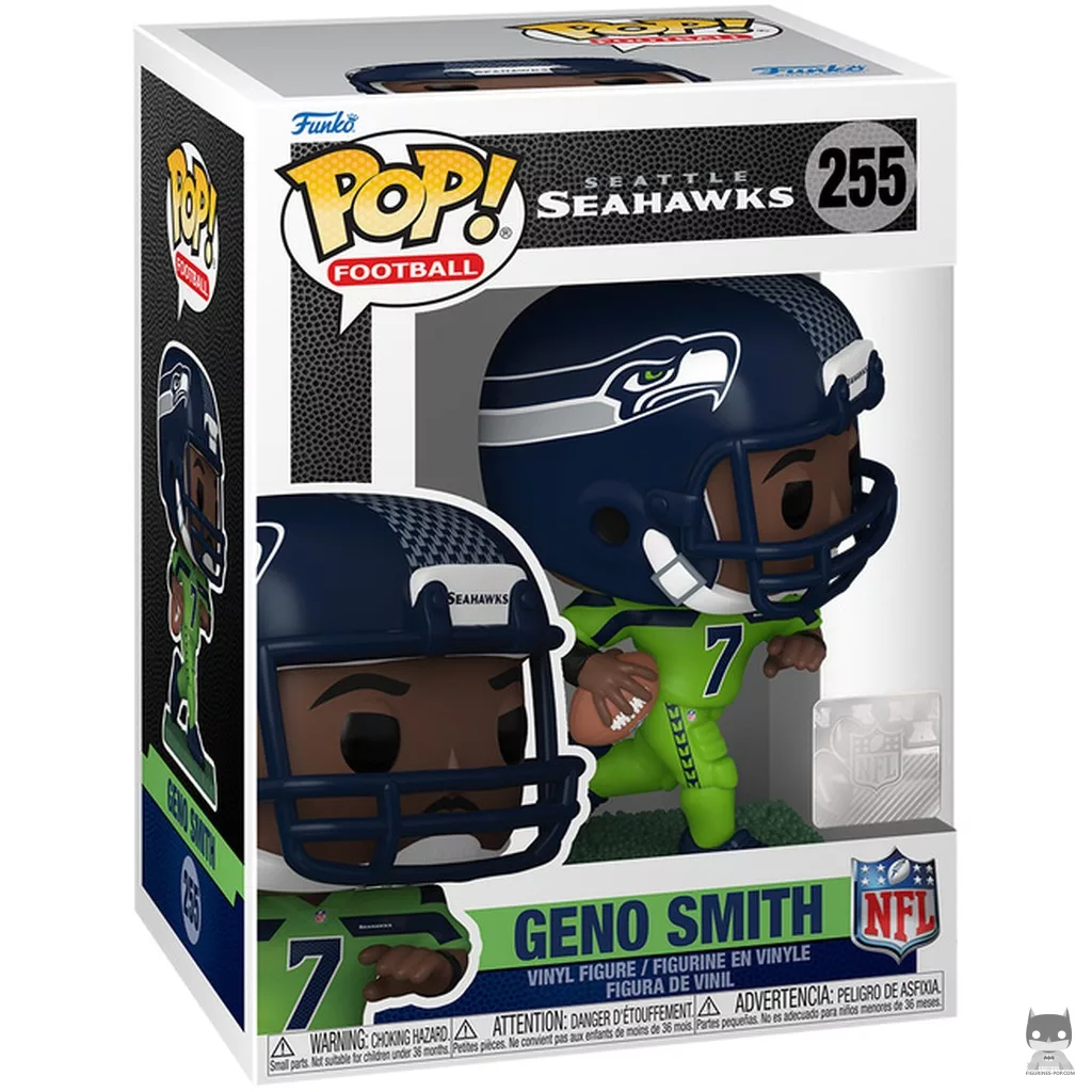 Geno Smith Funko Pop! figure in its box