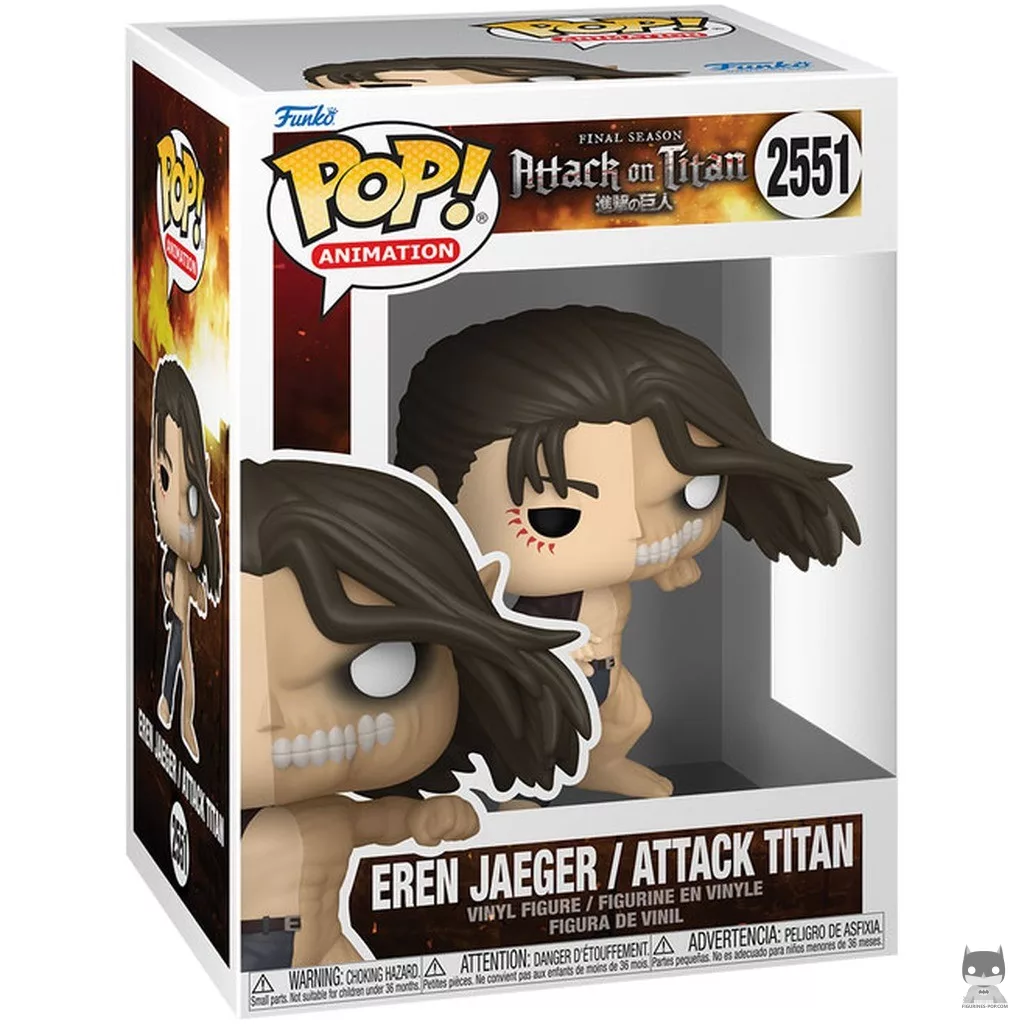 Eren Jaeger / Attack Titan (Split) Funko Pop! figure in its box