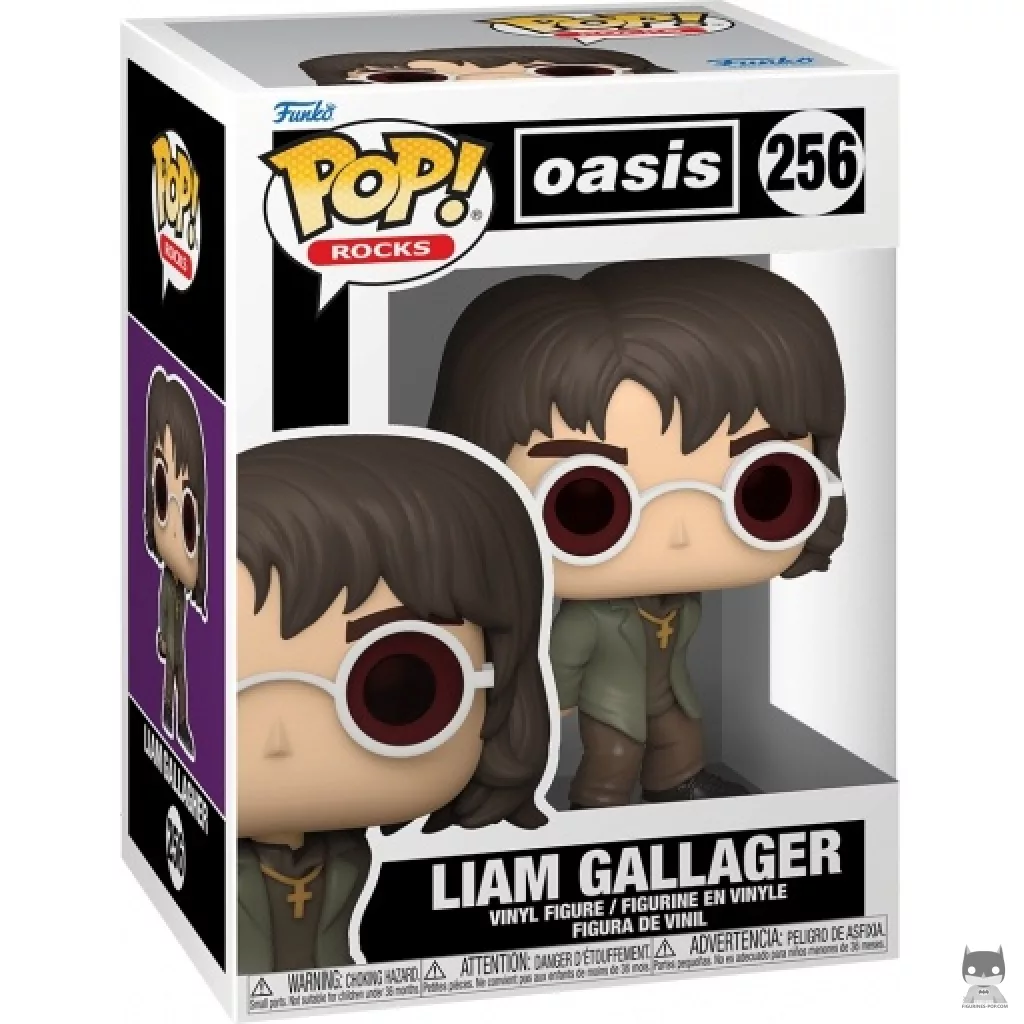 Liam Gallager Funko Pop! figure in its box