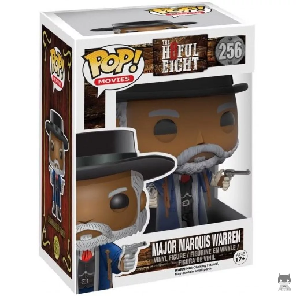 Marquis Warren "The Bounty Hunter" Funko Pop! figure in its box