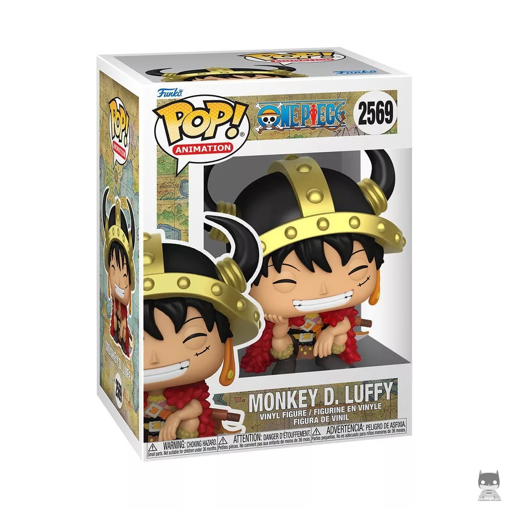 Monkey D. Luffy with Helmet Funko Pop! figure in its box