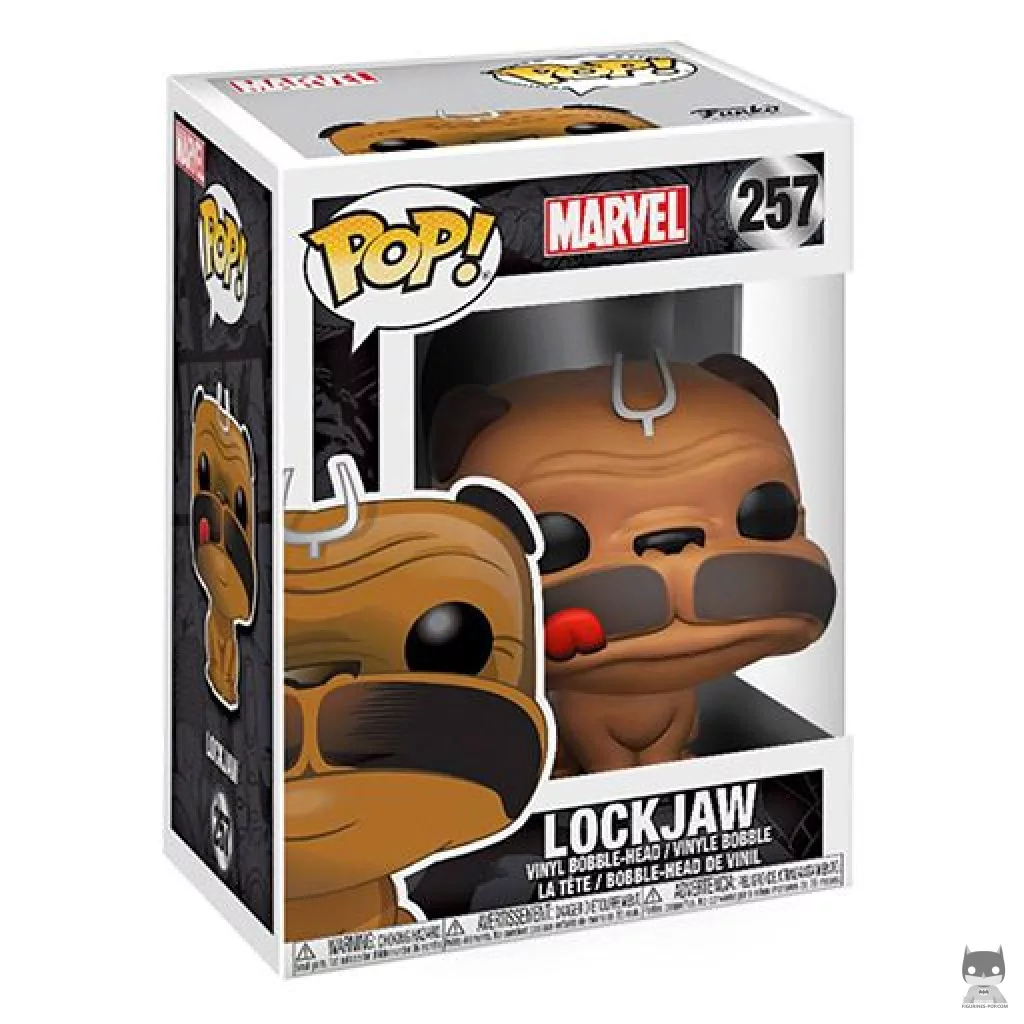 Lockjaw Funko Pop! figure in its box