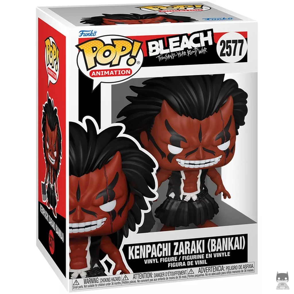 Kenpachi Zaraki (Bankai) Funko Pop! figure in its box
