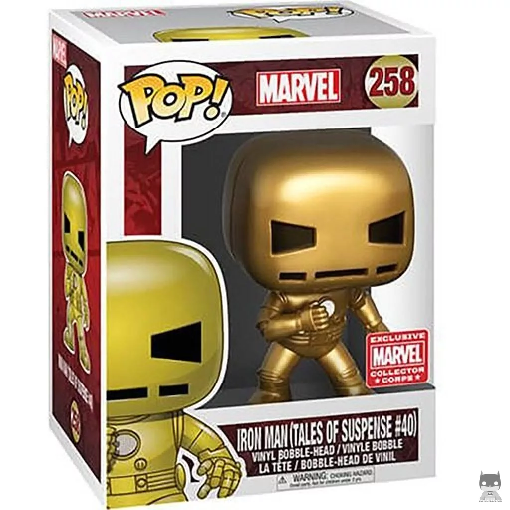 Iron Man (Gold) Funko Pop! figure in its box