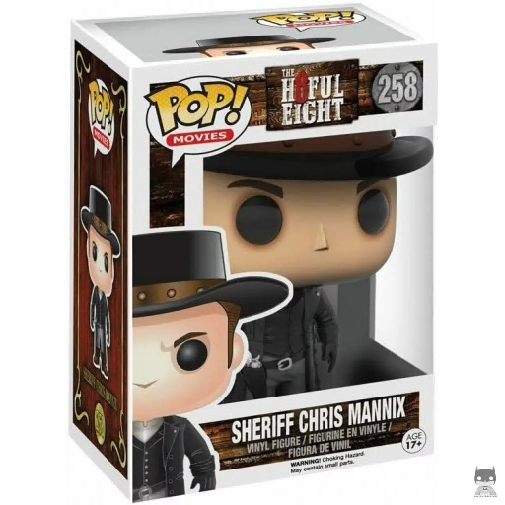 Chris Mannix "The Sheriff" Funko Pop! figure in its box