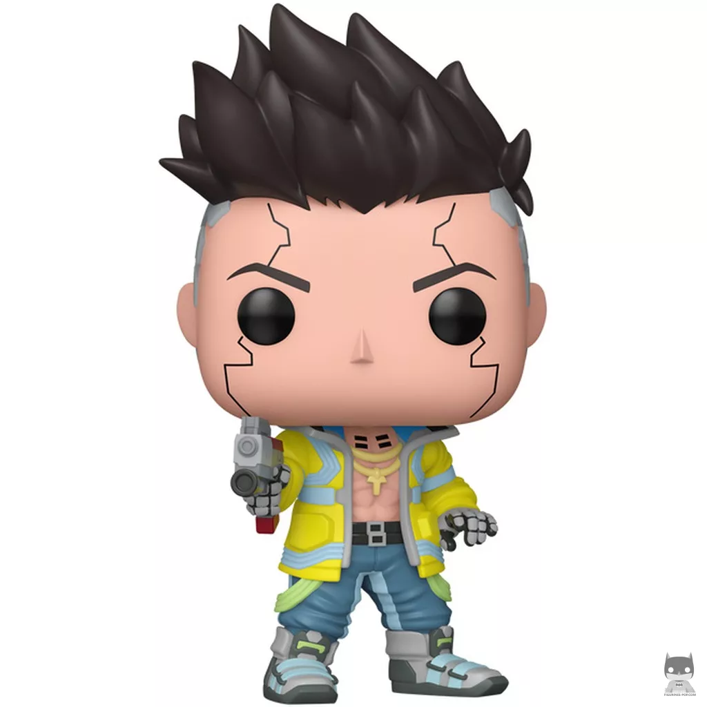 David Martinez with HJKE-11 Yukimura Funko Pop! figure (Cyberpunk 2077)