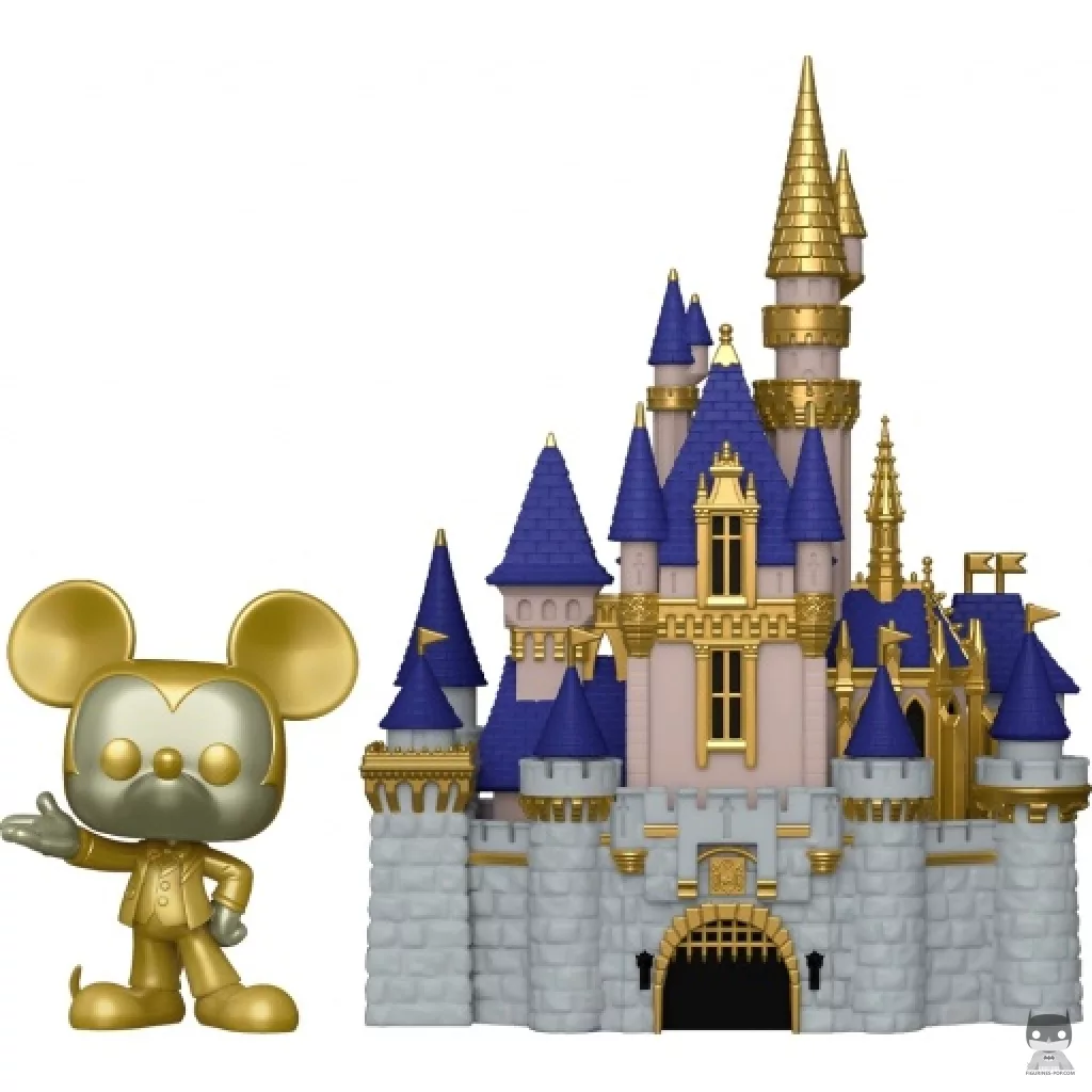 Cinderella Castle & Mickey Mouse (Gold) Funko Pop! figure (Walt Disney World 50th Anniversary)
