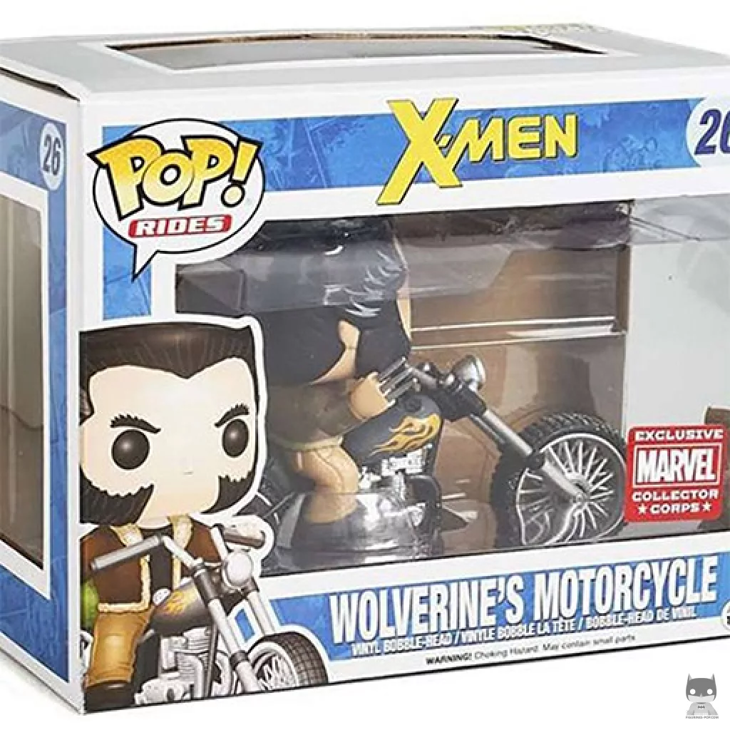 Wolverine's Motorcycle Funko Pop! figure in its box
